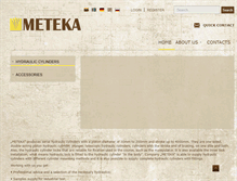 Tablet Screenshot of meteka.lt